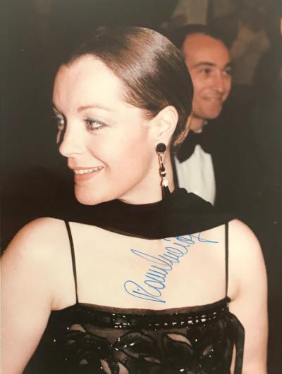Gérard FOUQUET - Romy Schneider - Photographie couleur d’époque & autographe original de l’actrice. 2