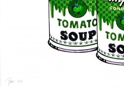 Death NYC - 4 Cans Green 2012 - Sérigraphie originale signée 2