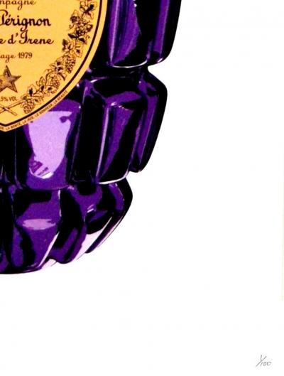 Death NYC - Bomb Drug Gold Purple 2015 - Sérigraphie originale signée 2