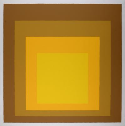Josef ALBERS (After) - Look at Albers, 1969 - Large silkscreen exhibition poster 2