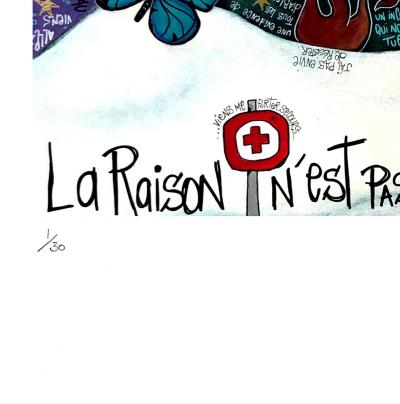 Yohan STORTI - A bouche que veux-tu - Sérigraphie signée et numérotée 2