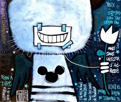 Yohan STORTI - De face, 2 faces - Sérigraphie signée et numérotée 2