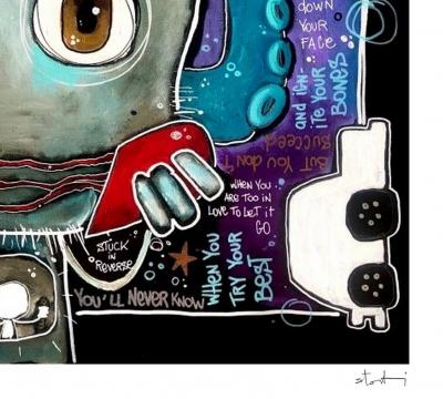 Yohan STORTI - Fix you - Sérigraphie signée et numérotée 2