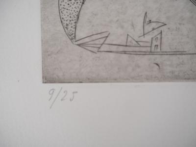 Léopold SURVAGE - Les poissons - Gravure originale, Signée 2
