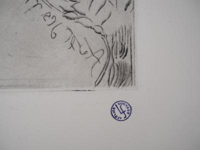 Léopold SURVAGE - Personnage aux rameaux - Gravure originale, Signée 2