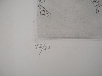 Léopold SURVAGE - Personnage aux rameaux - Gravure originale, Signée 2