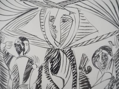 Léopold SURVAGE - Adoration, 1945 - Dessin original, Signé 2