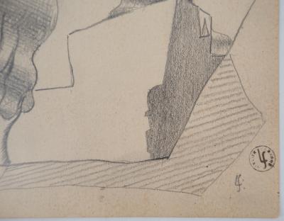 Léopold SURVAGE - Paysage cubiste - Dessin original, Signé 2