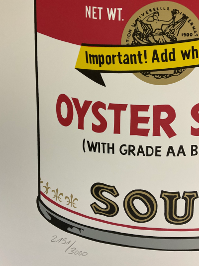 Andy WARHOL (d’après) - Campbell’s Soup Oyster Stew - Granolithographie 2