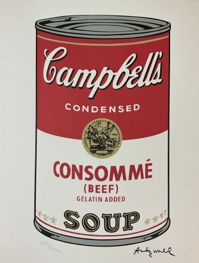 Andy WARHOL (d’après) - Campbell Soup Consommé - Lithographie 2