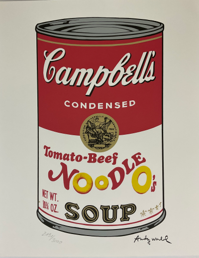 Andy WARHOL (d’après) - Campbell’s Soup Noodles - Granolithographie 2