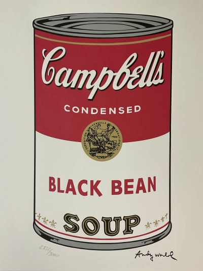 Andy WARHOL (d’après) - Campbell Soup Black Bean - Lithographie 2