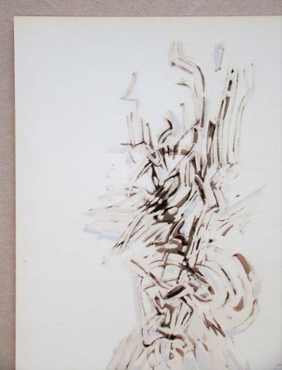 Mark TOBEY (d’après) - Composition, 1959 - Pochoir signé et daté 2