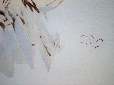 Mark TOBEY (d’après) - Composition, 1959 - Pochoir signé et daté 2
