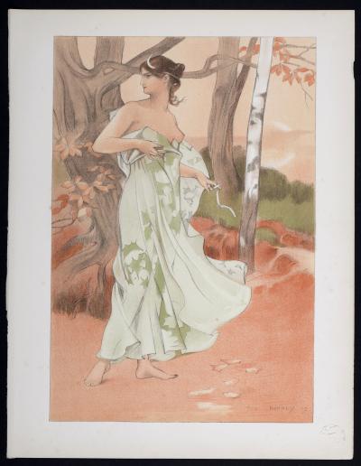 Auguste DONNAY - Artémis, 1897 - Lithographie sur papier vélin 2