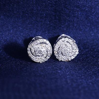 White Gold Diamond Earring Studs 2