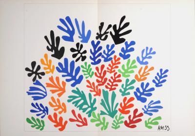 Henri MATISSE (D'après) - La Gerbe, 1958 - Lithographie sur papier 2