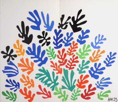 Henri MATISSE (D'après) - La Gerbe, 1958 - Lithographie sur papier 2