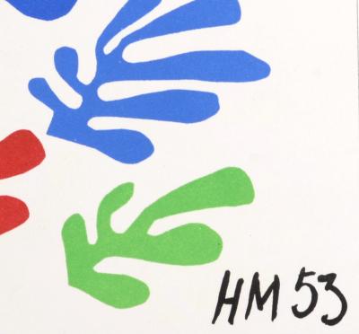 Henri MATISSE (D'après) - La Gerbe, 1958 - Lithographie sur papier 2