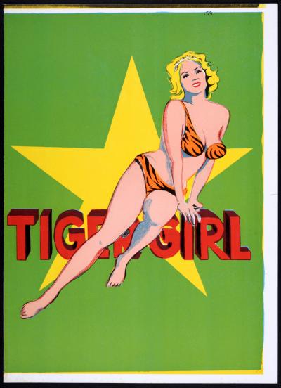 Mel RAMOS - Tiger Girl, 1964 - Color lithograph on wove paper 2