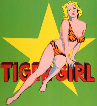 Mel RAMOS - Tiger Girl, 1964 - Color lithograph on wove paper 2