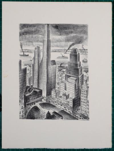 Adrian LUBBERS - New-York, 1931 -  Small lithograph 2