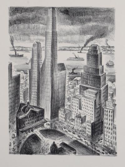 Adrian LUBBERS - New-York, 1931 -  Small lithograph 2