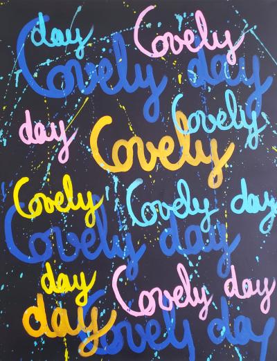 Charlie - Lovely Day - Technique mixte sur toile 2