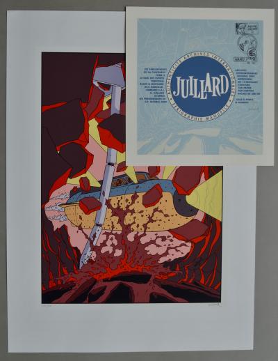 Julliard André - Sarcophages 6ème continent -2004 - Sérigraphie 2