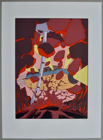 Julliard André - Sarcophages 6ème continent -2004 - Sérigraphie 2