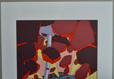 Julliard André - Sarcophages 6ème continent -2004 - Sérigraphie 2