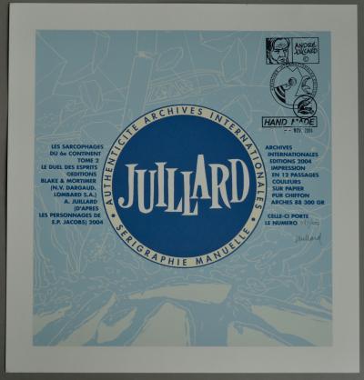 Julliard André - Sarcophages 6ème continent -2004 - Sérigraphie 2