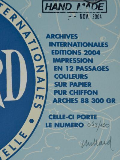 Julliard André - Sarcophages 6ème continent -2004 - Sérigraphie 2