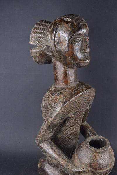 Gabon - Statue porteuse de coupe africaine Luba 2