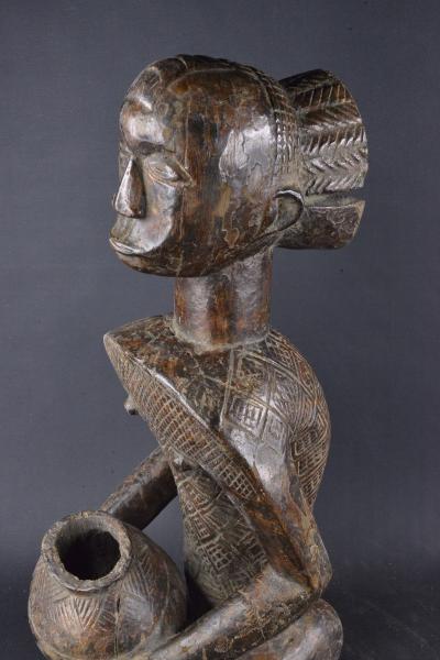 Gabon - Statue porteuse de coupe africaine Luba 2