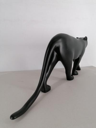 François Pompon (d’après) - La panthère noire – Sculpture en résine, patinée à la main 2