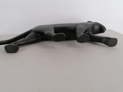 François Pompon (d’après) - La panthère noire – Sculpture en résine, patinée à la main 2