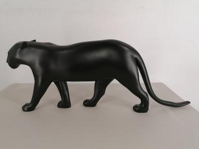 François Pompon (d’après) - La panthère noire – Sculpture en résine, patinée à la main 2