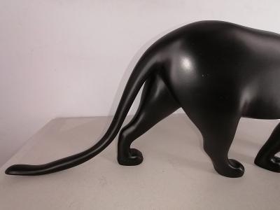 François Pompon (d’après) - La panthère noire – Sculpture en résine, patinée à la main 2