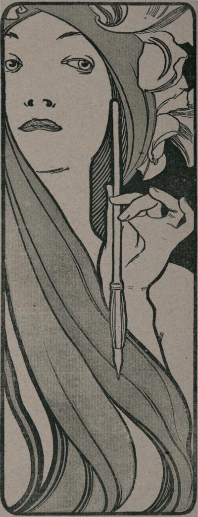 Alphonse MUCHA - L'Estampe Moderne, 1897 - Lithographie 2