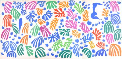 Henri MATISSE - La Perruche et la Sirène, 1958 - Lithographie sur triple pages 2
