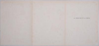 Henri MATISSE - La Perruche et la Sirène, 1958 - Lithographie sur triple pages 2