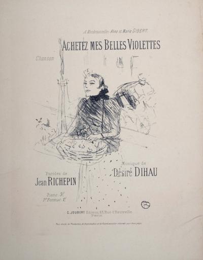 Henri de TOULOUSE-LAUTREC - Achetez mes Belles Violettes, 1935 - Lithographie 2