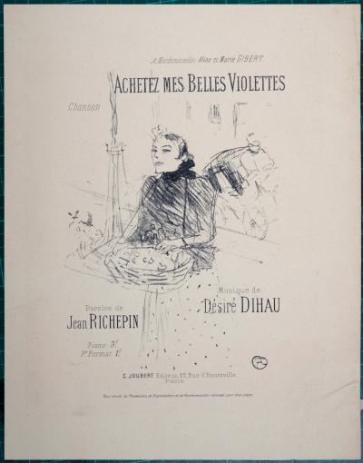Henri de TOULOUSE-LAUTREC - Achetez mes Belles Violettes, 1935 - Lithographie 2