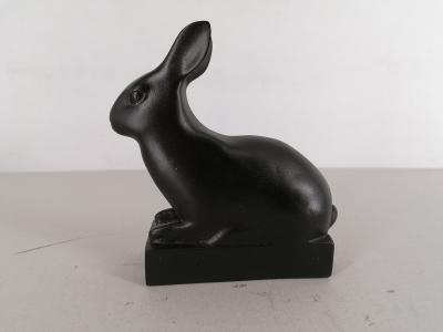 Le lapin de nos basses-cours (d’après François Pompon) – Reproduction en résine 2