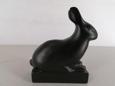 Le lapin de nos basses-cours (d’après François Pompon) – Reproduction en résine 2