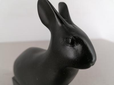 Le lapin de nos basses-cours (d’après François Pompon) – Reproduction en résine 2