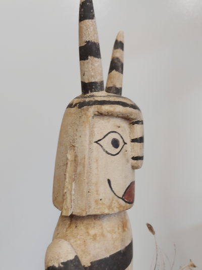 Indiens HOPI (Arizona) - Grande Poupée Kachina c. 1960 - Clow Koshari 2