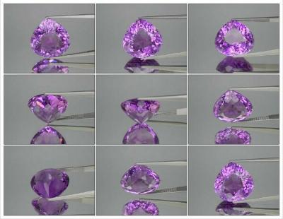 26,87 carats. Améthyste violette naturelle 2