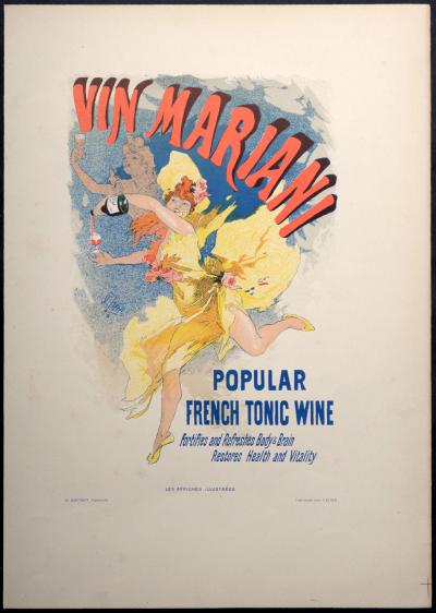 Jules CHERET - Vin Mariani, 1896 - Petite affiche lithographique 2